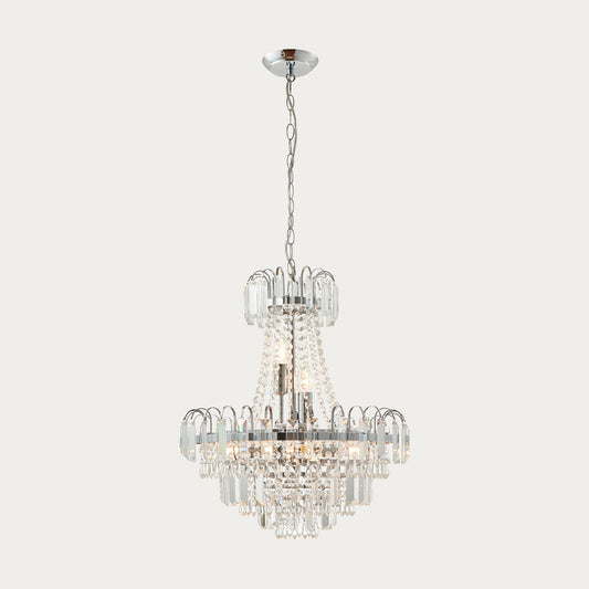 Clear glass & chrome plate