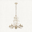 Cream/br gold paint & clear/pearl acrylic