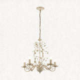 Cream/br gold paint & clear/pearl acrylic