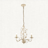Cream/br gold paint & clear/pearl acrylic
