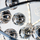 Chrome plate with clear & chrome glass