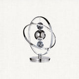 Chrome plate with clear & chrome glass