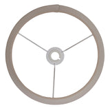 Grey linen mix fabric 40 CM