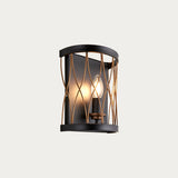 Matt black & rustic bronze paint