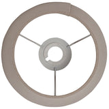 Grey linen mix fabric 20 CM