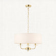 Brass plate & vintage white fabric