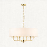 Brass plate & vintage white fabric