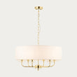 Brass plate & vintage white fabric