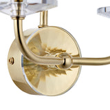 Brass plate & vintage white fabric