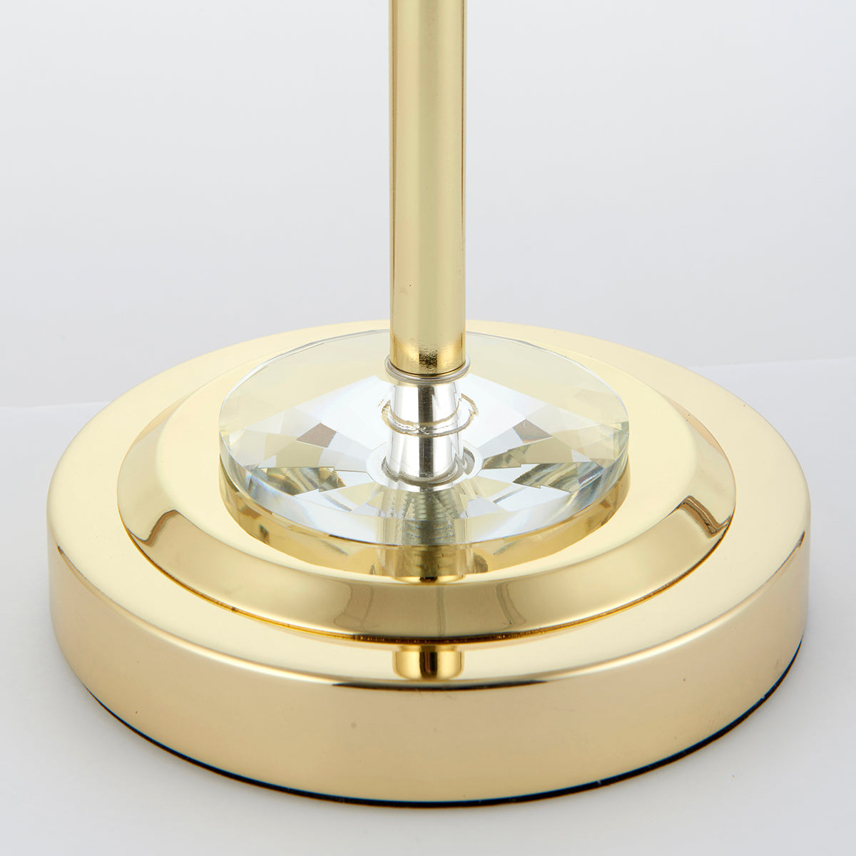 Brass plate & vintage white fabric