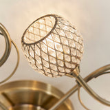 Antique brass plate & antique brass wire