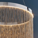 Chrome plate & silver effect chain