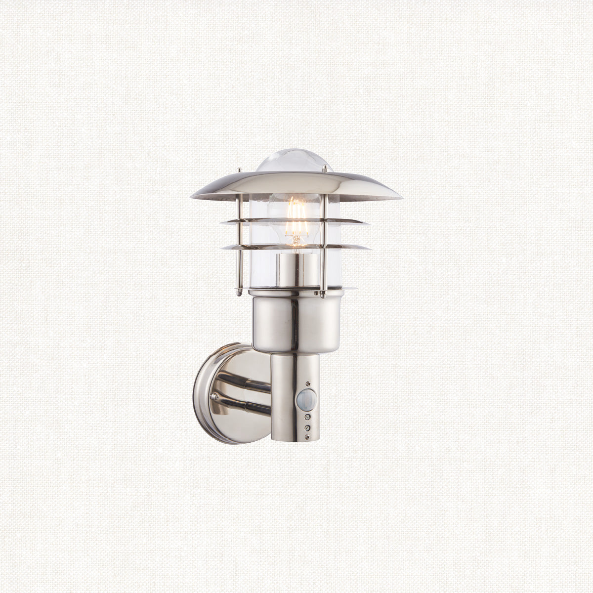Polished stainless steel