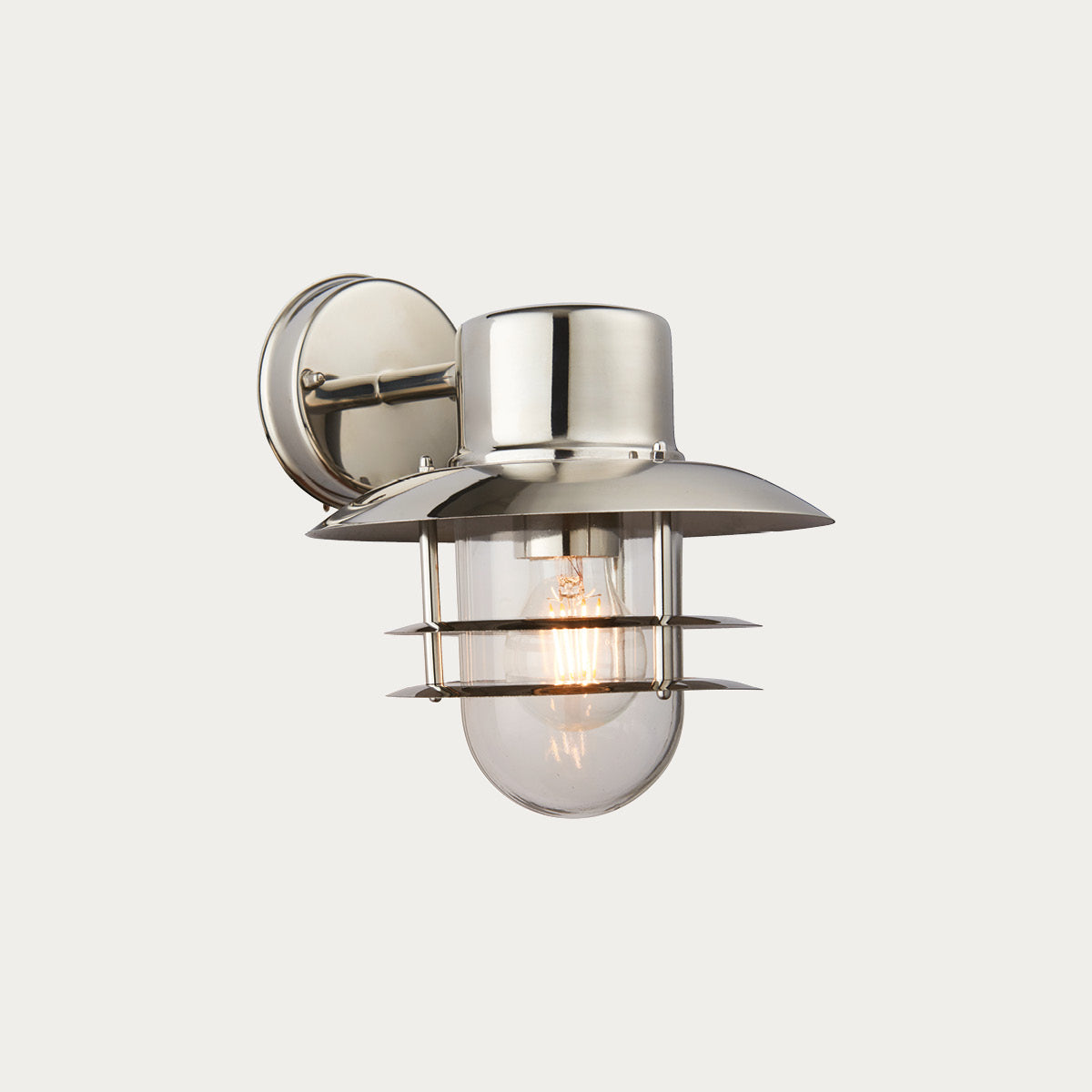 Polished stainless steel