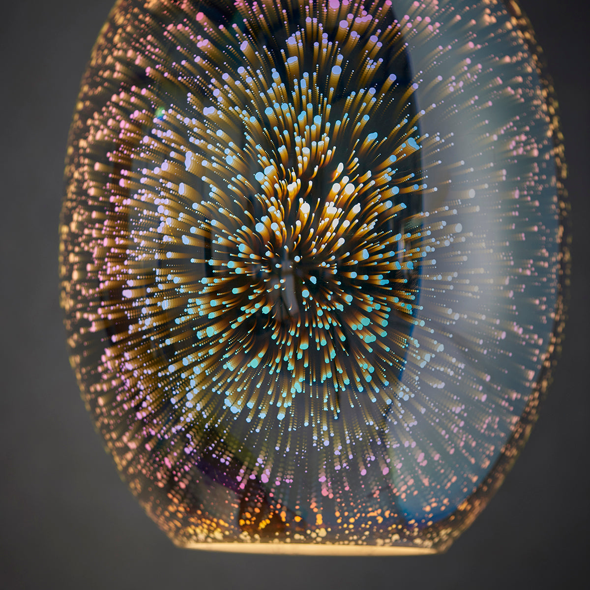 Chrome holographic glass & chrome plate