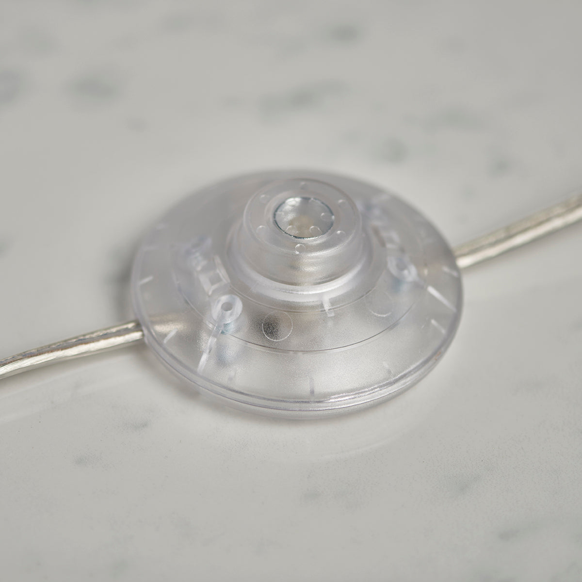 Chrome plate & smoked mirror glass