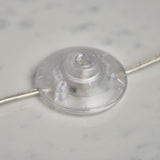 Chrome plate & smoked mirror glass