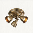 Antique brass plate