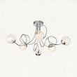 Chrome plate with chrome beaded wire