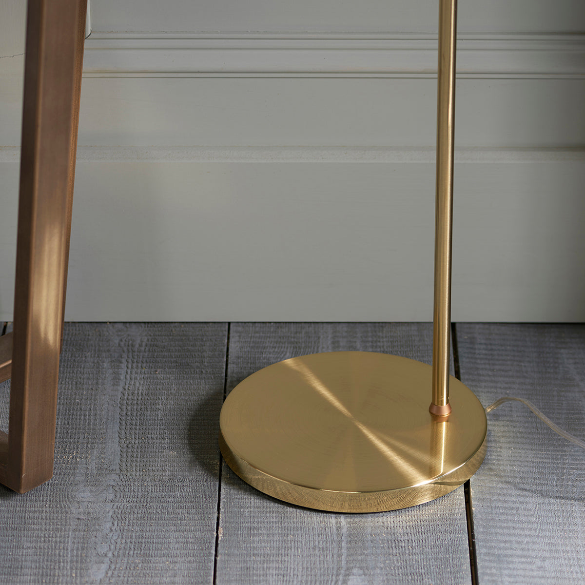 Satin brass plate