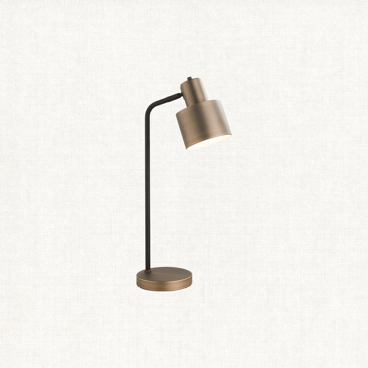 Antique bronze plate & matt black