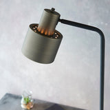 Antique bronze plate & matt black