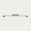 Morgan LED 2 Light Medium Flush Light in Chrome and Opal Glass