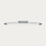 Morgan LED 2 Light Medium Flush Light in Chrome and Opal Glass