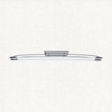 Morgan LED 2 Light Medium Flush Light in Chrome and Opal Glass