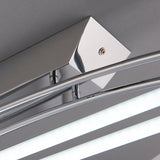 Chrome plate & opal glass