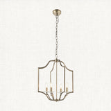 Antique brass plate & clear crystal