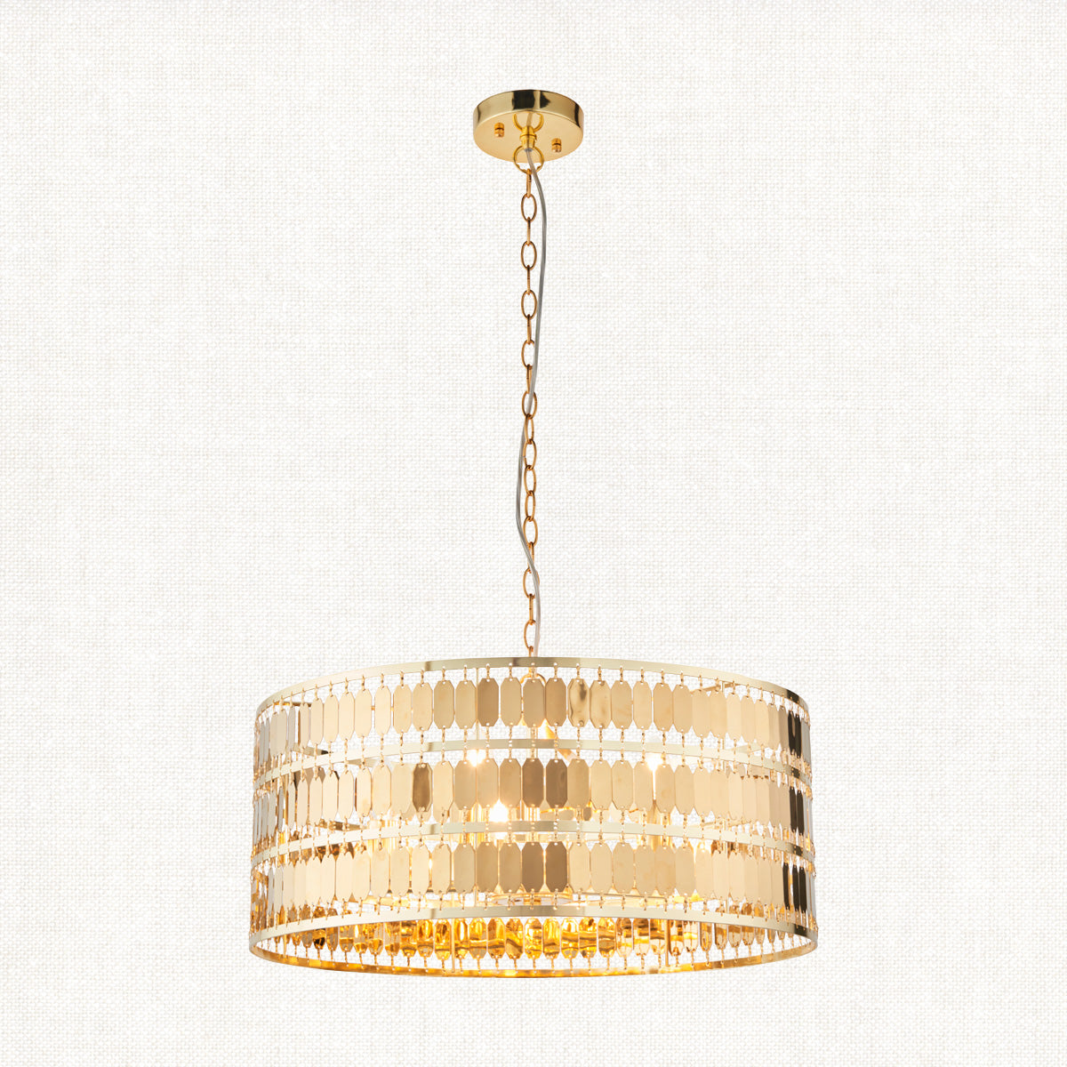 Gold effect plate