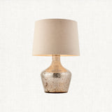 Pearl ombre foil & vintage white linen
