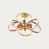Brushed brass, nickel & copper plate