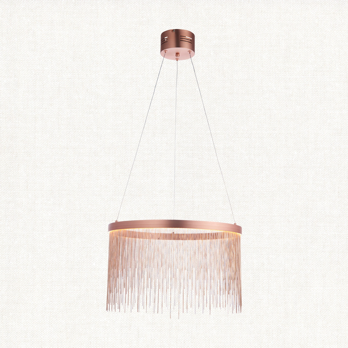 Brushed copper plate & copper