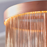 Brushed copper plate & copper