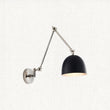 Polished nickel plate & matt black