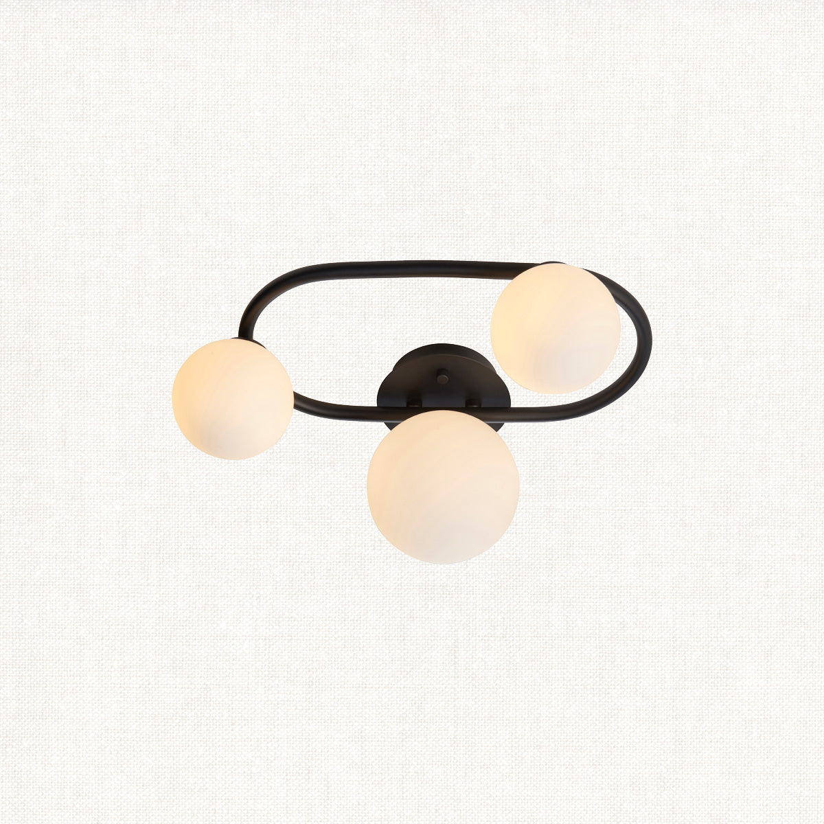 Matt black & matt white glass