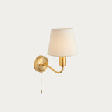 Satin brass plate & ivory linen mix fabric