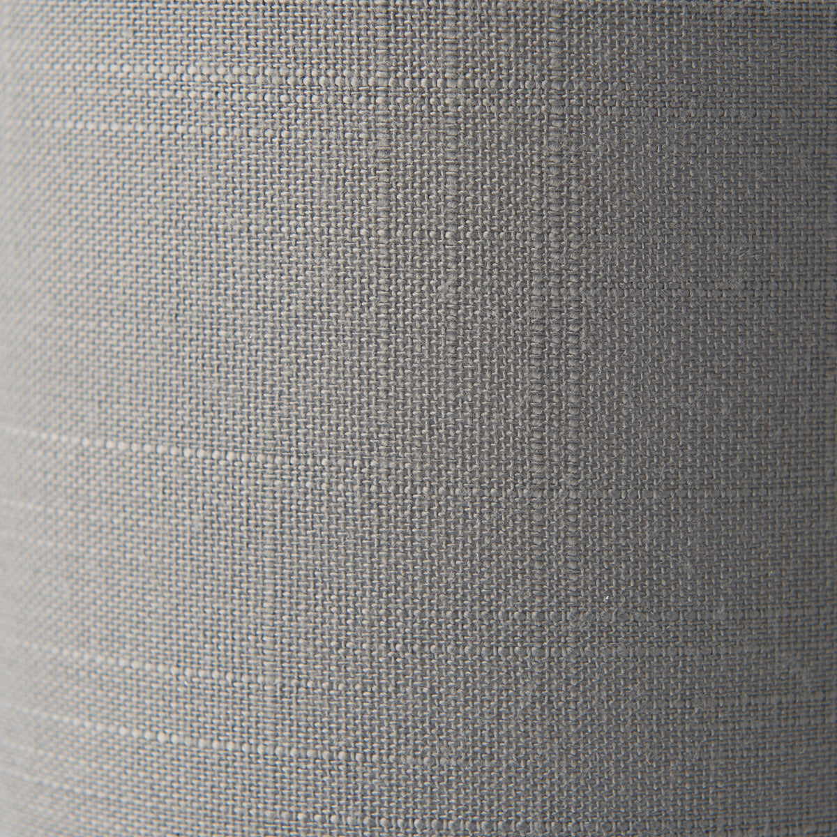 Bright nickel plate & charcoal fabric