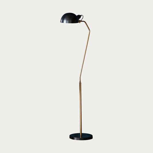 Satin black & aged brass paint