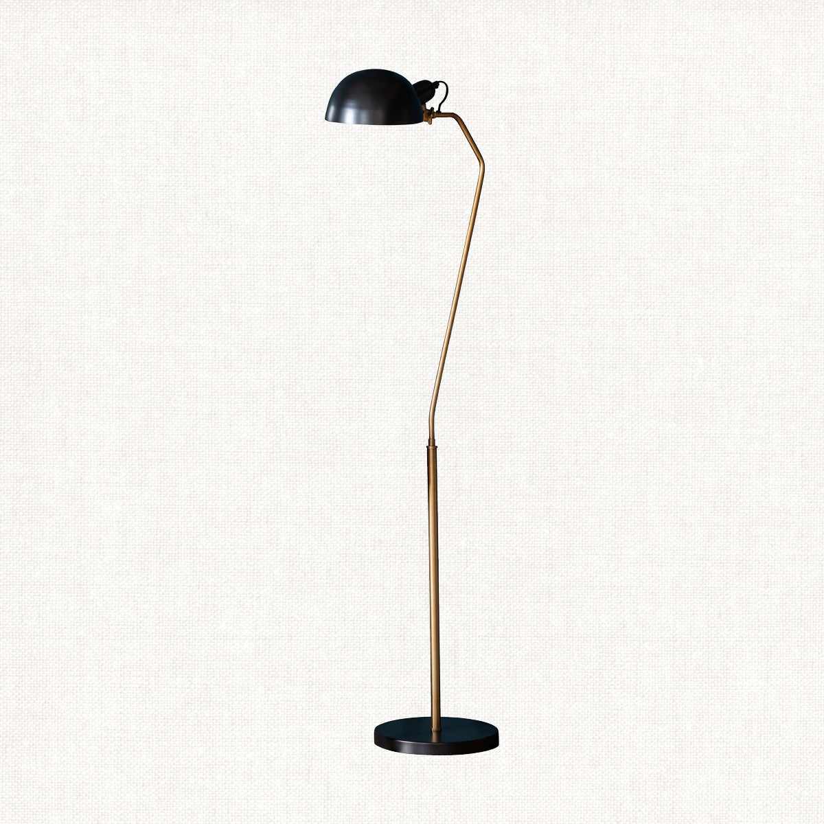 Satin black & aged brass paint