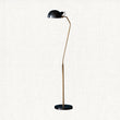 Satin black & aged brass paint