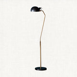 Satin black & aged brass paint