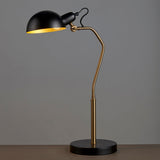 Satin black & aged brass paint