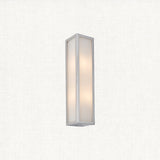 Chrome plate & frosted glass