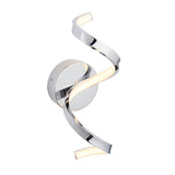 Chrome plate & white silicone