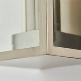 Brushed stainless steel