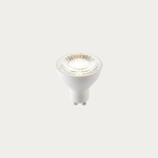 Matt white plastic & clear prismatic