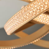 Satin gold paint & clear acrylic